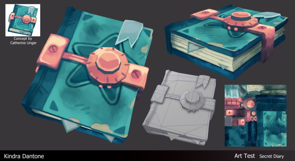 Art test by Kindra Dantone, 3D Artist