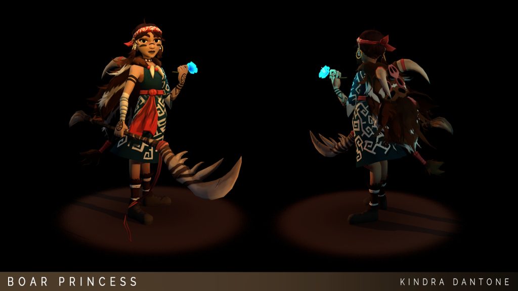 Boar Princess by Kindra Dantone, 3D Artist
