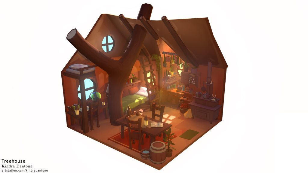 Treehouse by Kindra Dantone, 3D Artist